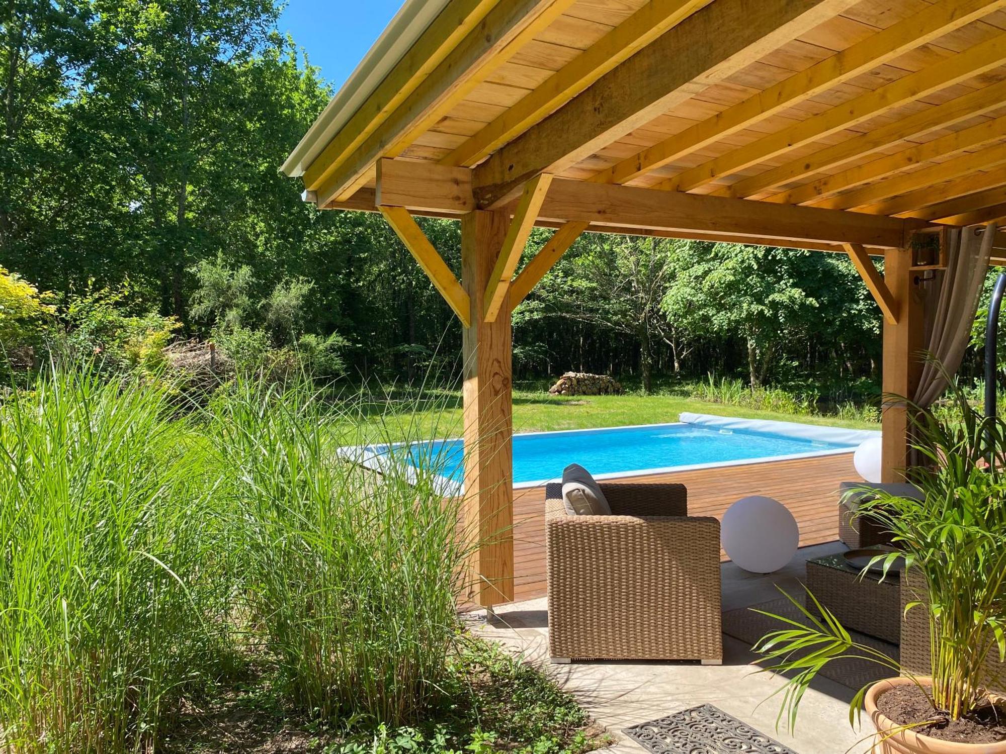 Gites & Spa De Charme " Ploum" Pouydesseaux Bagian luar foto