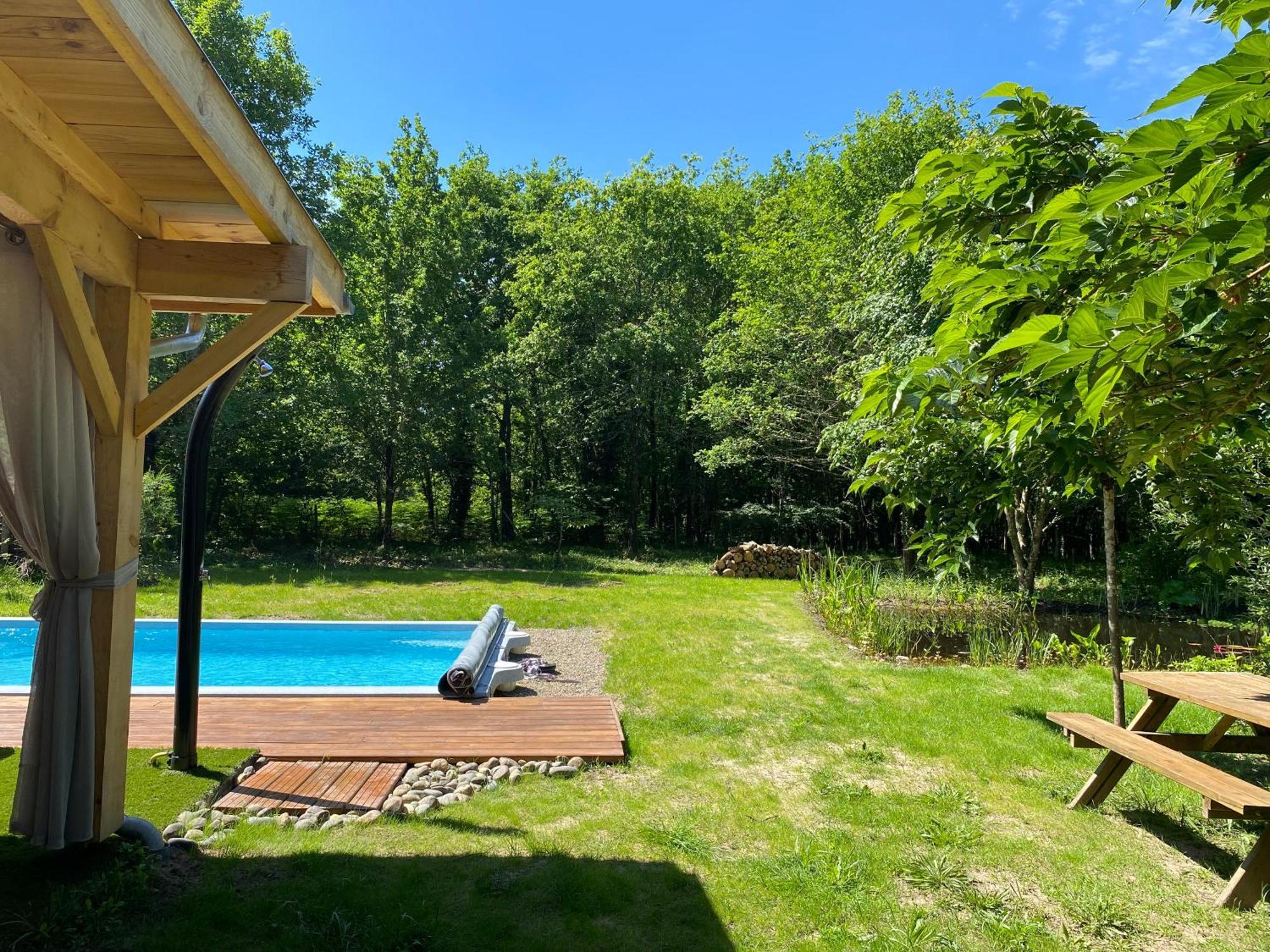 Gites & Spa De Charme " Ploum" Pouydesseaux Bagian luar foto