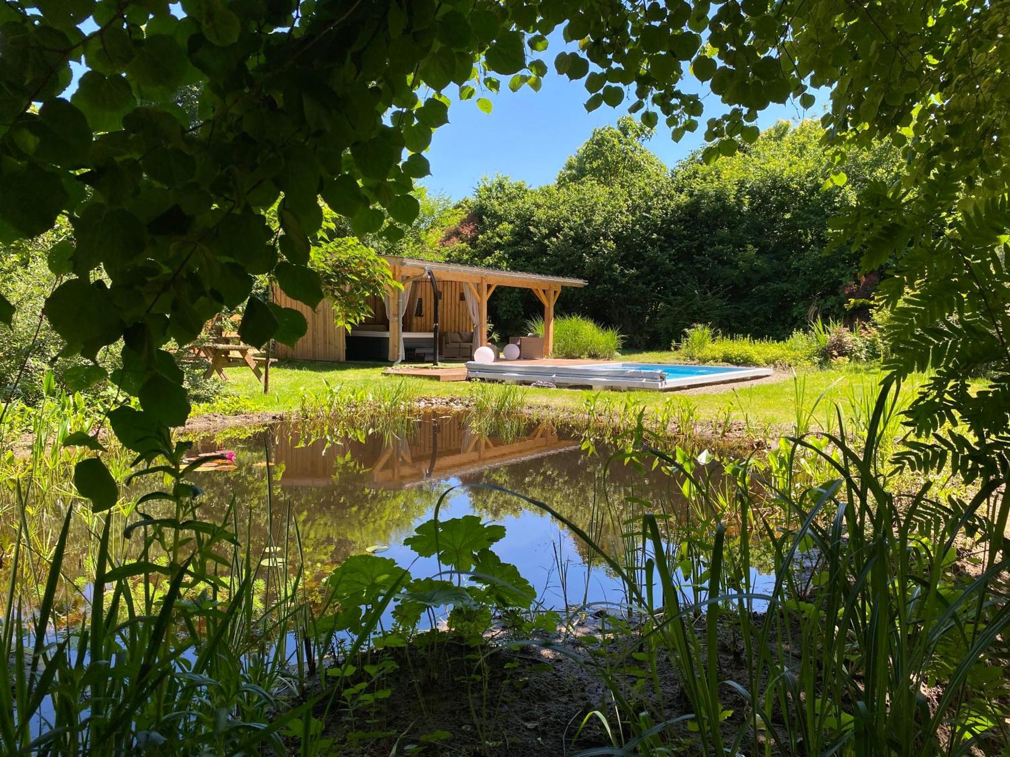 Gites & Spa De Charme " Ploum" Pouydesseaux Bagian luar foto